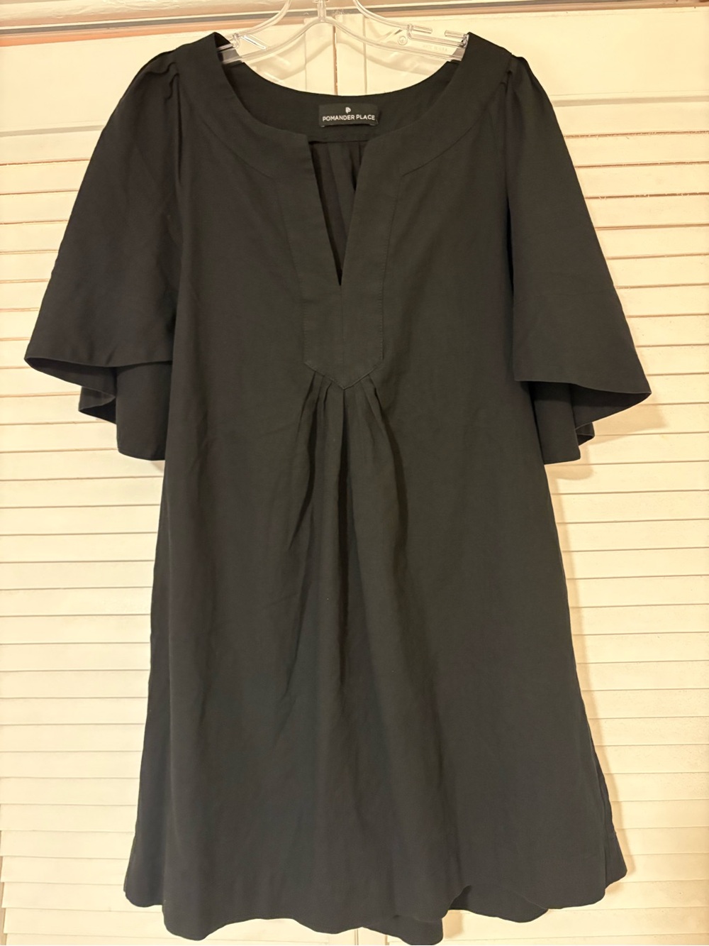 POMANDER PLACE
Black Finley Flutter Sleeve Dress - Picture 2 of 13